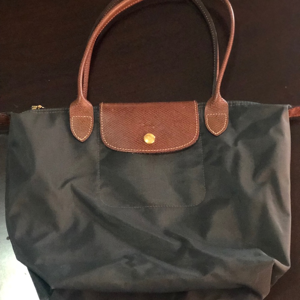 Long Champ Small Nylon Tote Bag - Navy